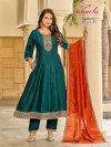Ekta By Aanchi Vichitra Silk Embroidery Anarakali Set 